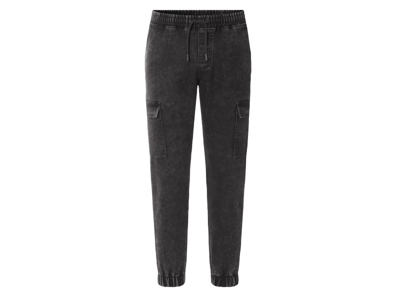 Livergy® Pánské džíny "Jogger" (šedá, L (52/54))