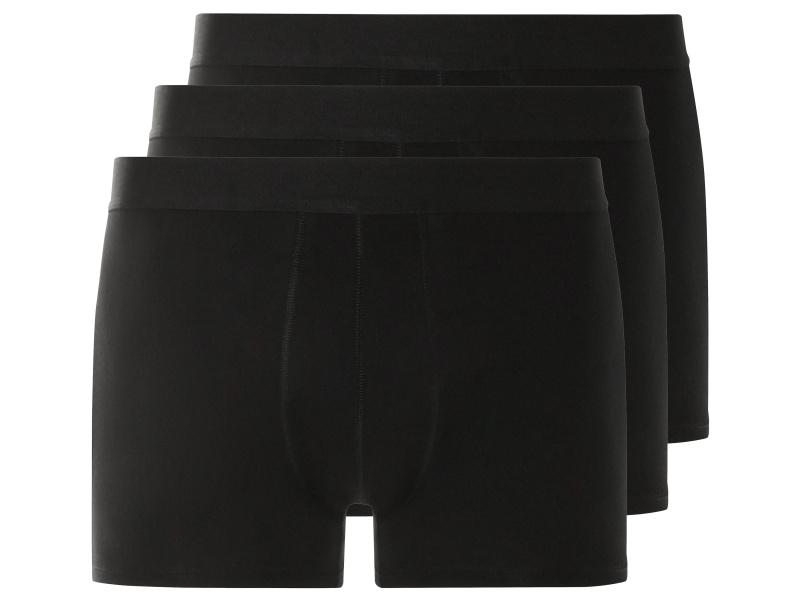 Livergy® Pánské boxerky Xxl, 3 kusy (8/Xxl, černá)