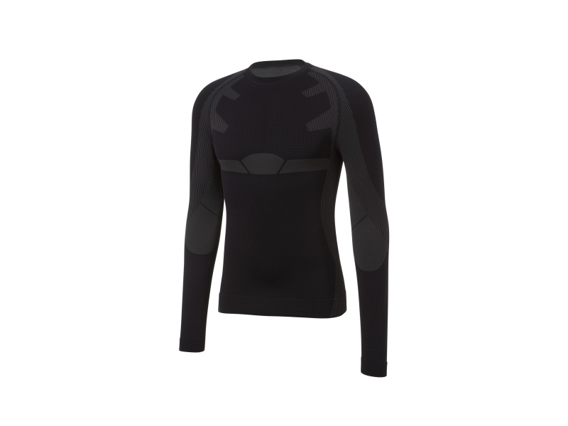 Crivit Pánské funkční bezešvé motorkářské spodní triko (černá, XL (56/58))