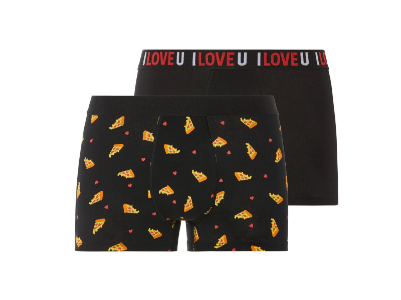 Livergy® Pánské boxerky, 2 kusy (6/L, černá)