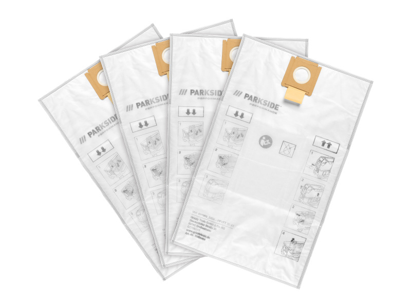Parkside Performance® Filtrační sáčky z netkané textilie Ppvft 30 A1, 4dílná sada