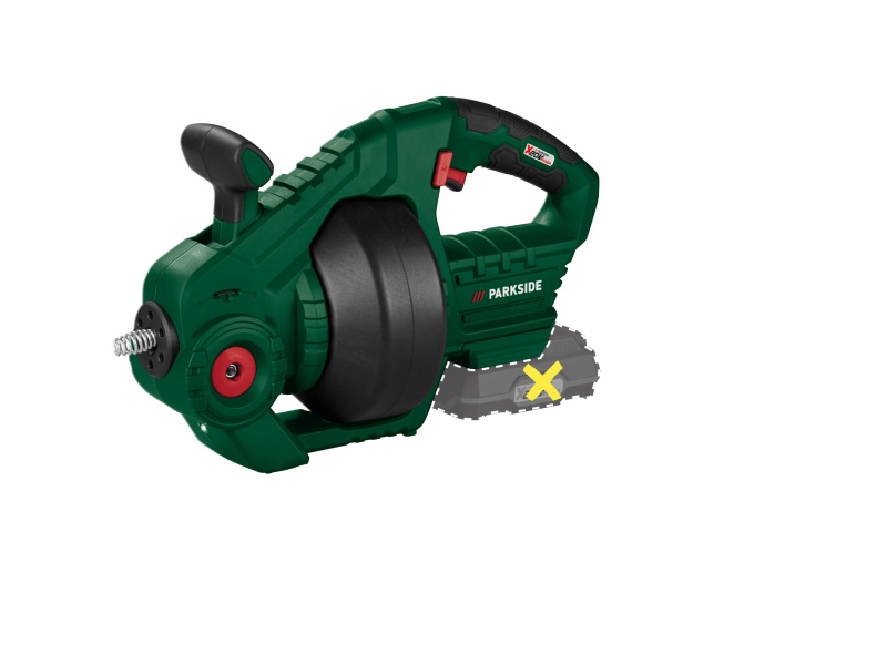Parkside® Aku čistič potrubí Parrw 20-Li A1 – bez akumulátoru a nabíječky