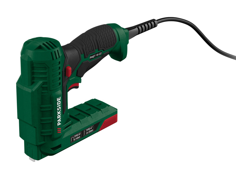 Parkside® Elektrická sponkovačka a hřebíkovačka Phet 15 C2