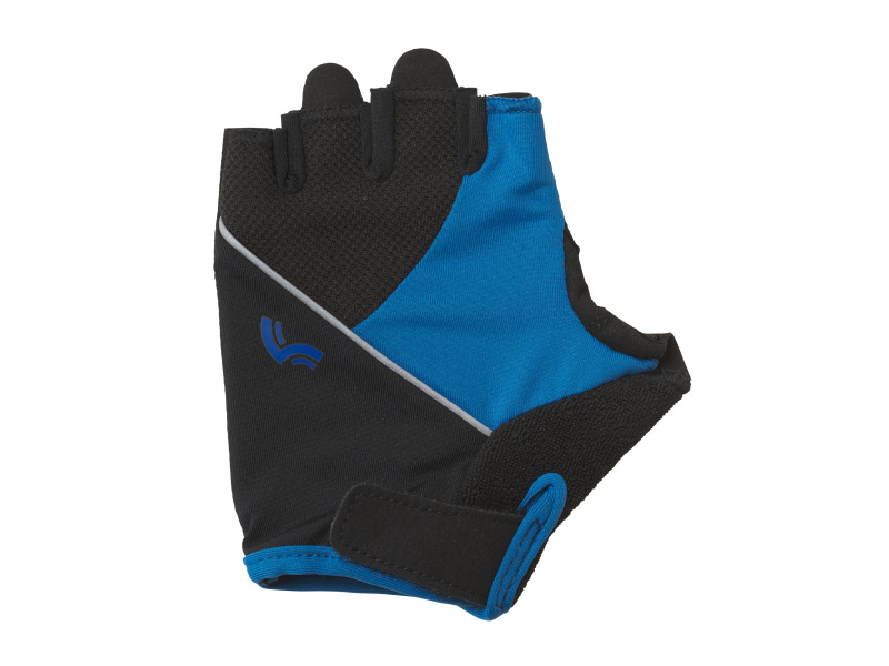 Crivit Dětské cyklistické rukavice (černá/modrá, 4)