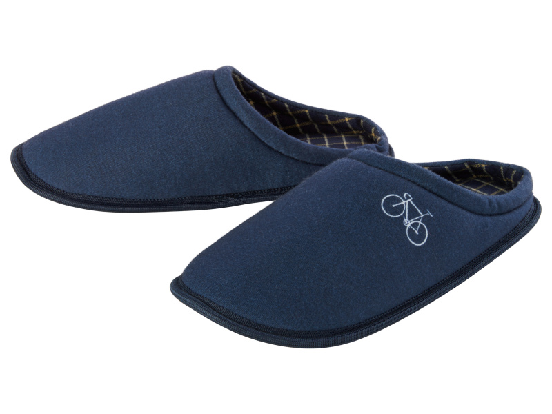 Livergy® Pánská domácí obuv (42/43, navy modrá)