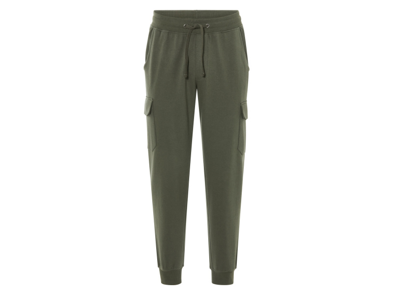 Livergy® Pánské cargo tepláky (zelená, S (44/46))