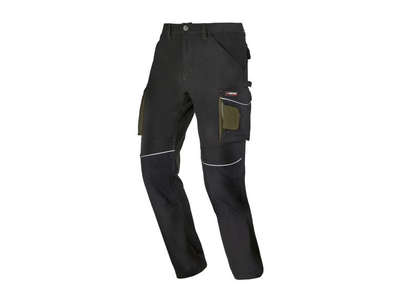 Parkside Performance® Pánské pracovní kalhoty (černá/hnědá, 58)