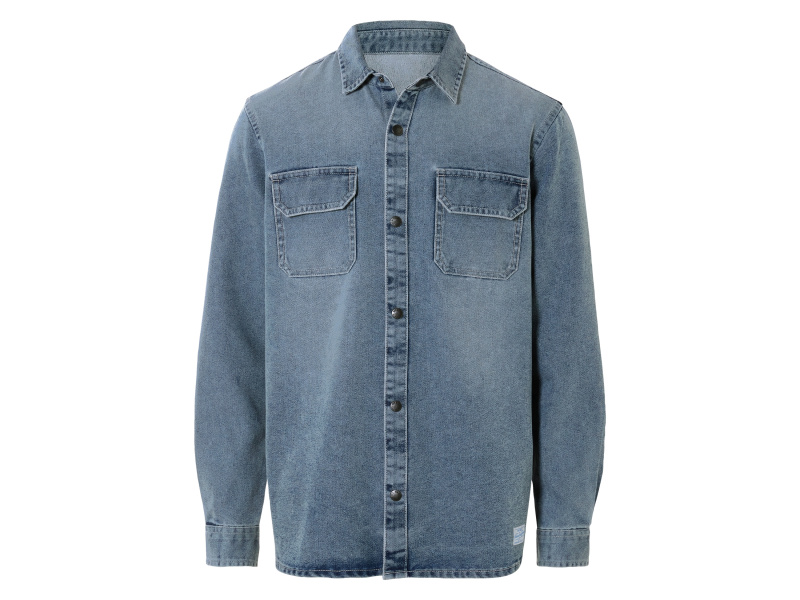 Livergy® Pánská džínová košile (modrá, XL (43/44))