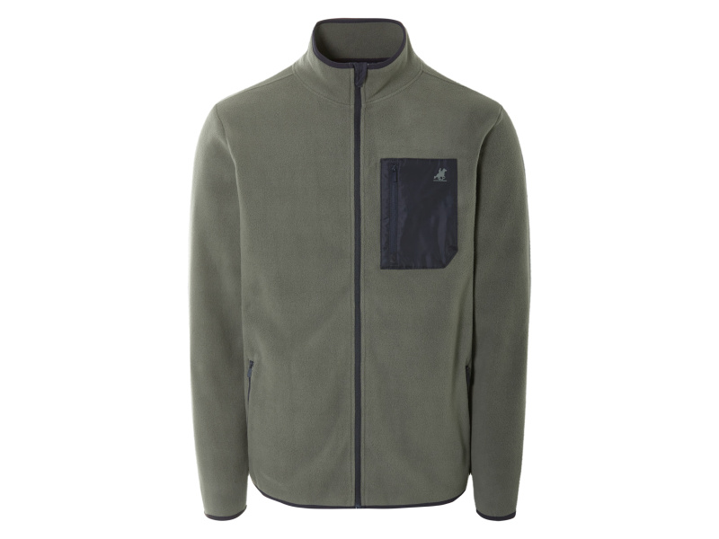 Livergy® Pánská fleecová mikina (khaki, XL (56/58))