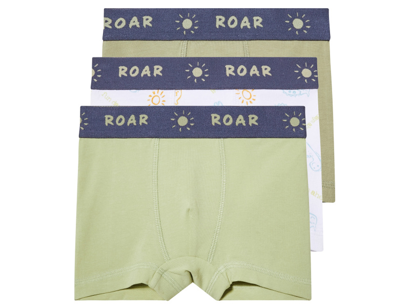 lupilu® Chlapecké boxerky s BIO bavlnou, 3 kusy (110/116, zelená)