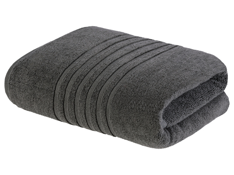 Livarno home Froté osuška, 70 x 140 cm, 500 g/m2 (šedá)