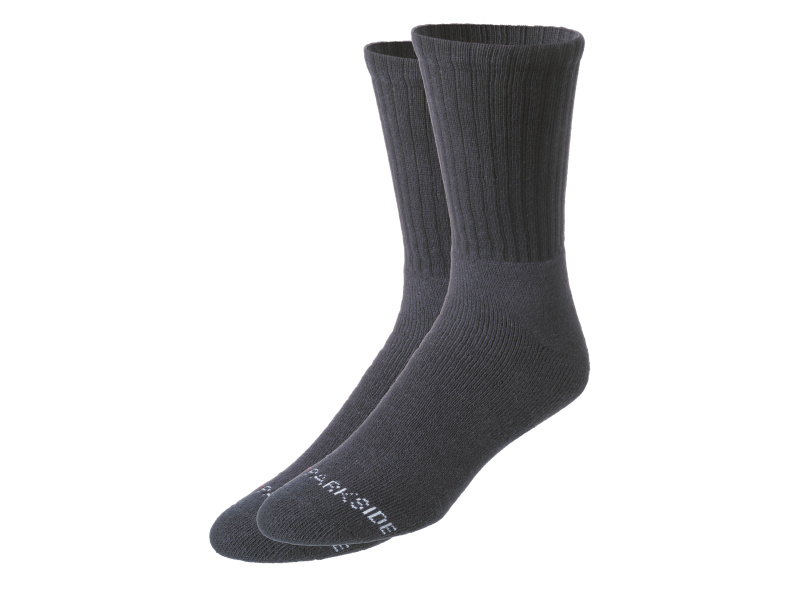 Parkside® Pánské pracovní ponožky, 2 páry (černá, 39/42)