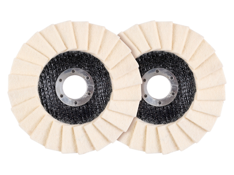 Parkside® Příslušenství k úhlové brusce, Ø 125 mm (lešticí kotouč z plsti, 2dílná sada)