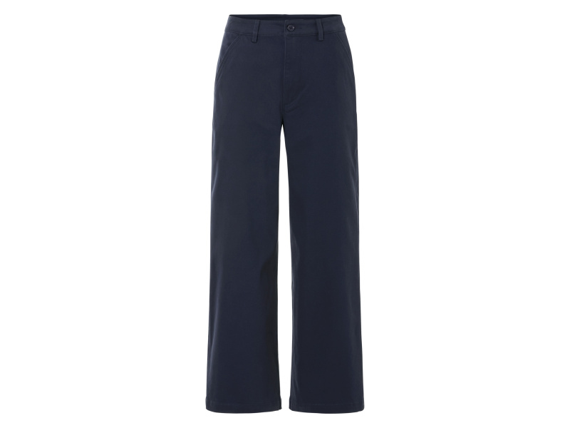 esmara® Dámské kalhoty se širokými nohavicemi (navy modrá, 36)