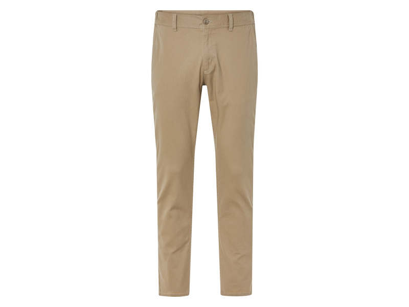 Livergy® Pánské chino kalhoty "Slim Fit" (béžová, S (44/46))