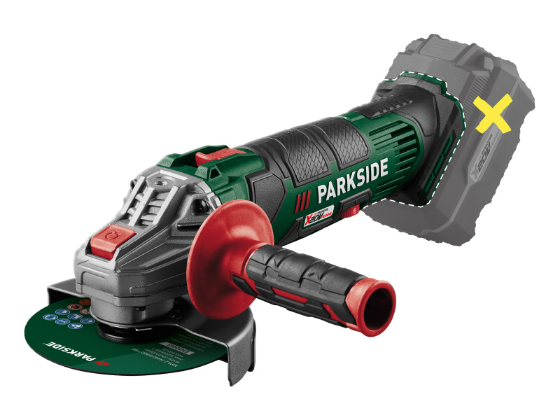 Parkside® Aku úhlová bruska Pwsa 20-Li F4 – bez akumulátoru a nabíječky
