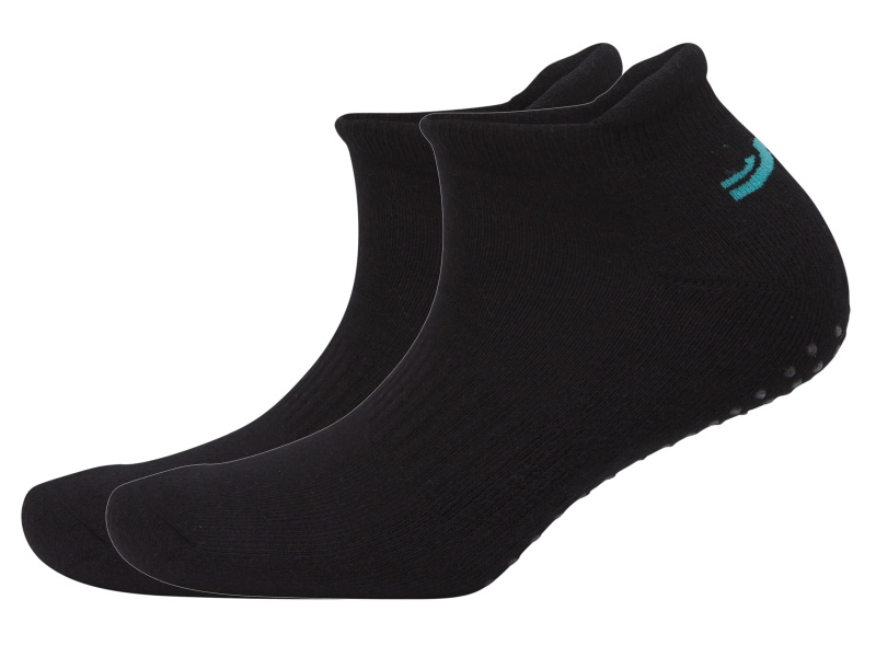 Crivit Dámské / Pánské sportovní ponožky, 2 páry (černá, 43/46)