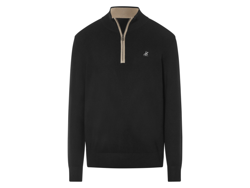 Livergy® Pánský pletený svetr (černá, XL (56/58))