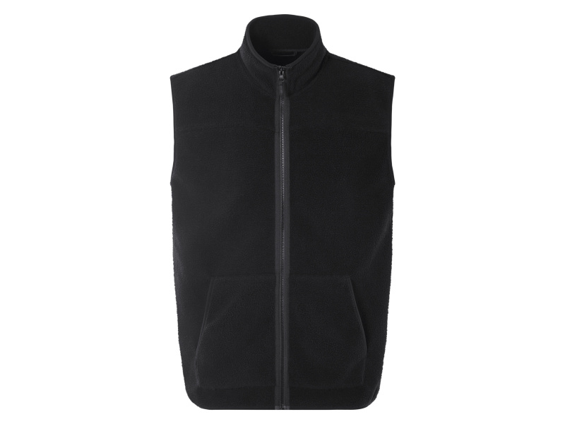 Livergy® Pánská fleecová vesta (černá, XL (56/58))