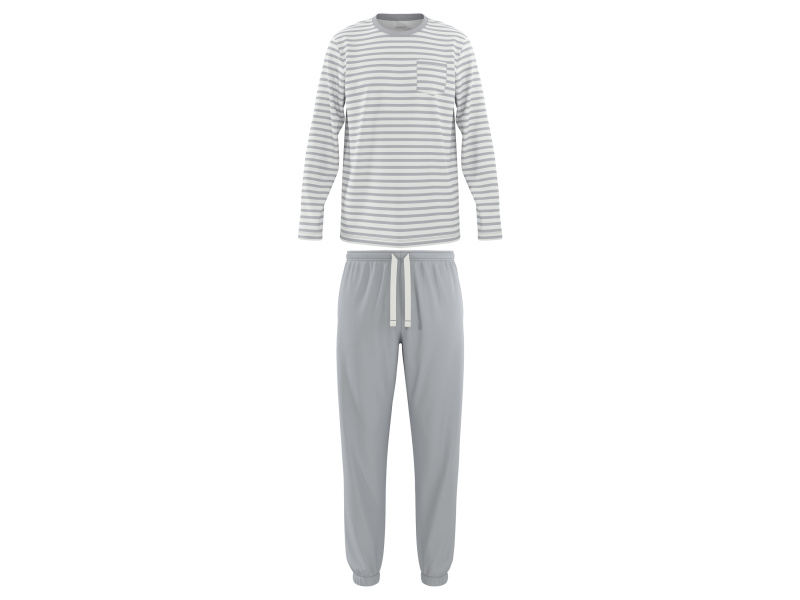 Livergy® Pánské pyžamo (šedá, M (48/50))