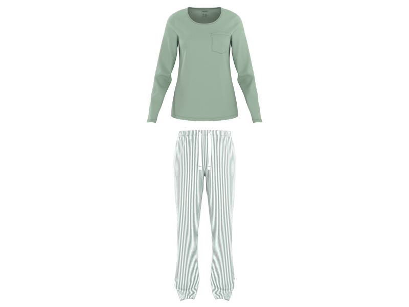 esmara® Dámské pyžamo (zelená, Xs(32/34))