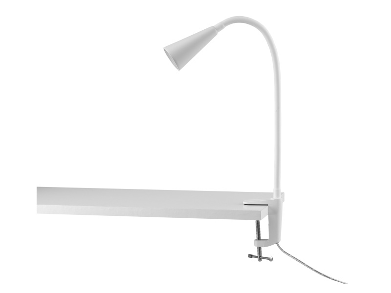 Livarno home Stolní LED lampa Freya (lampa s upnutím, bílá)