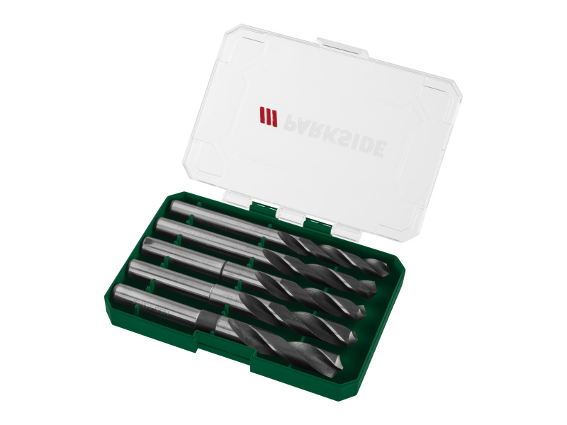Parkside® Sada spirálových vrtáků HSS (sada 5dílná)