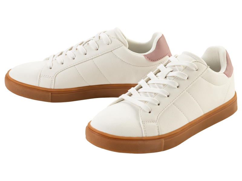 esmara® Dámská obuv „Sneaker" (bílá / světle růžová, 38)