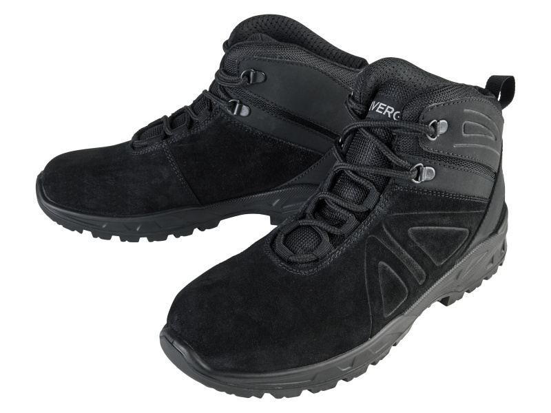 Livergy® Pánská kožená bezpečnostní obuv O2 (High Cut, 44)