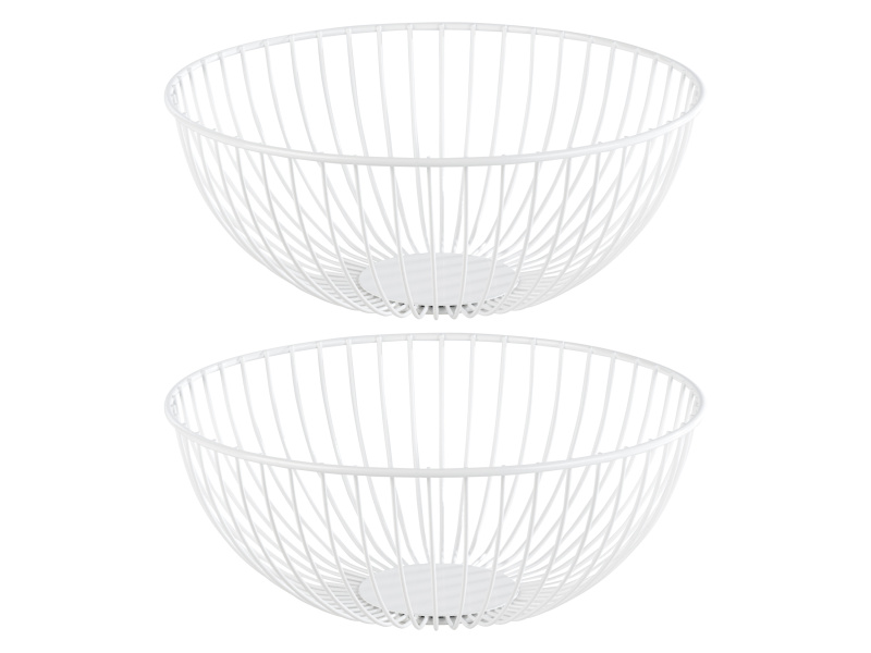 Livarno home Etažér na ovoce / Košík na ovoce (mísa na ovoce, bílá)