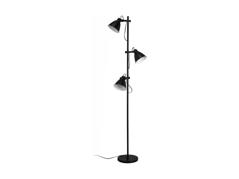 Livarno home Stojací LED lampa Teiwaz (černá)