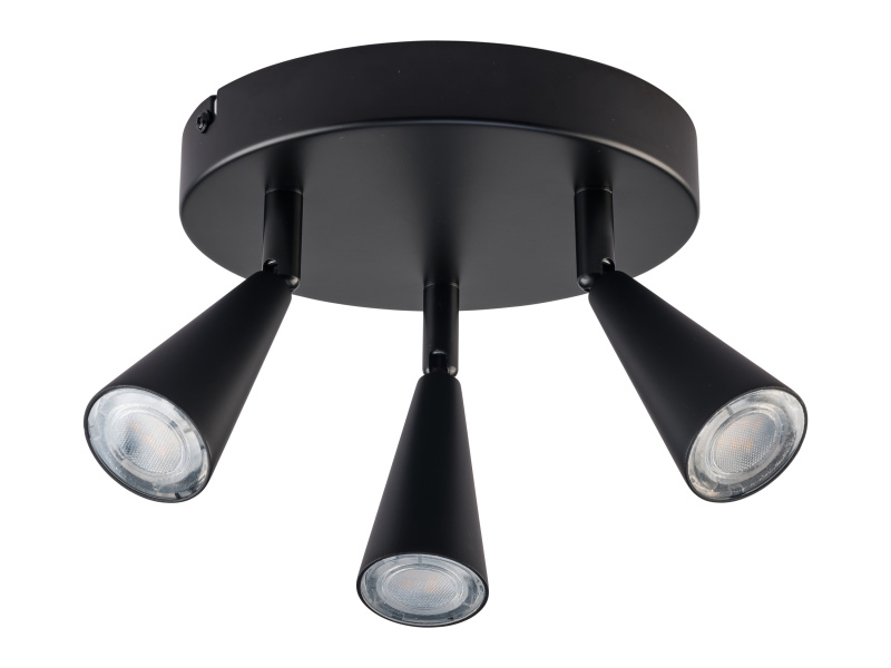 Livarno home Stropní LED svítidlo Freya (kulatý tvar/černá)