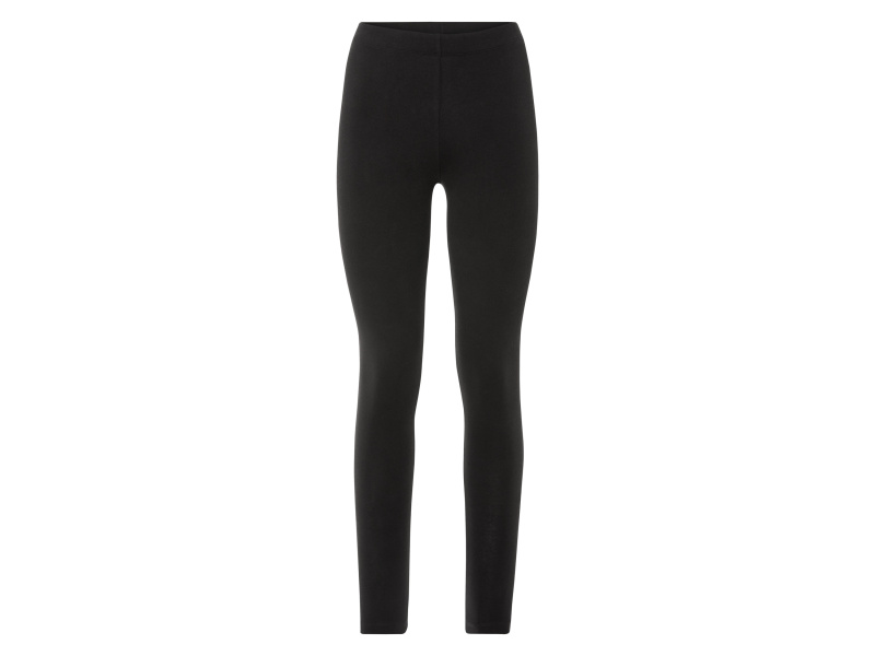 esmara® Dámské legíny s BIO bavlnou (XS (32/34), černá)