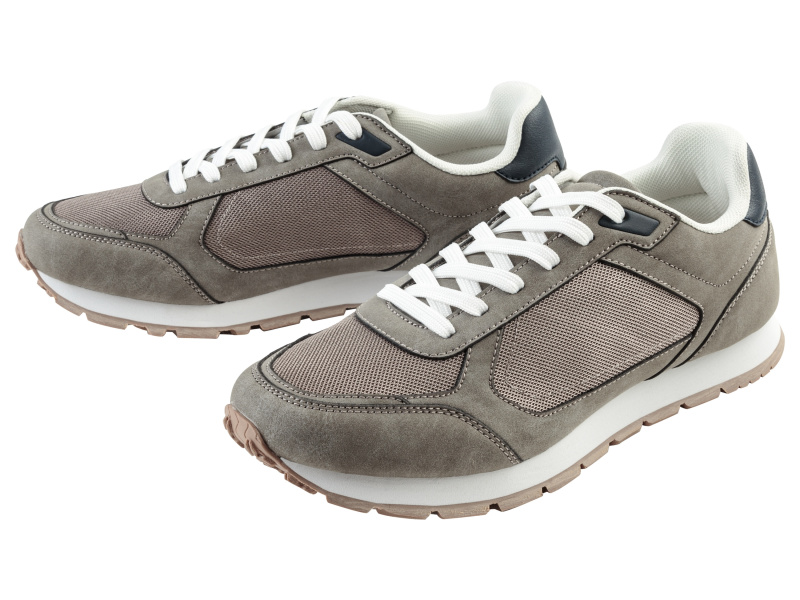 Livergy® Pánská obuv „Sneaker" (šedá / navy modrá, 46)