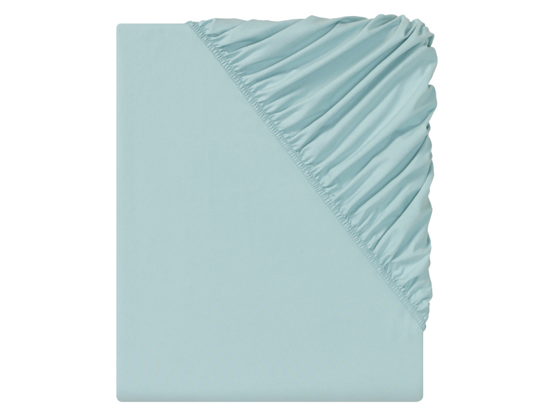 Livarno home Napínací prostěradlo z mikrovlákna Renforcé, 90-100 x 200 cm (modrá)