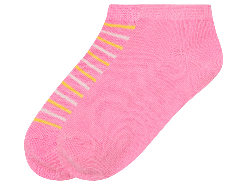 pepperts!® Dětské kotníkové ponožky, 2 páry (světle růžová, 35-38)