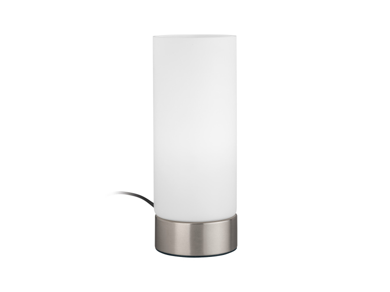 Livarno home Stolní lampa (výška 255 mm, sklo/bílá)
