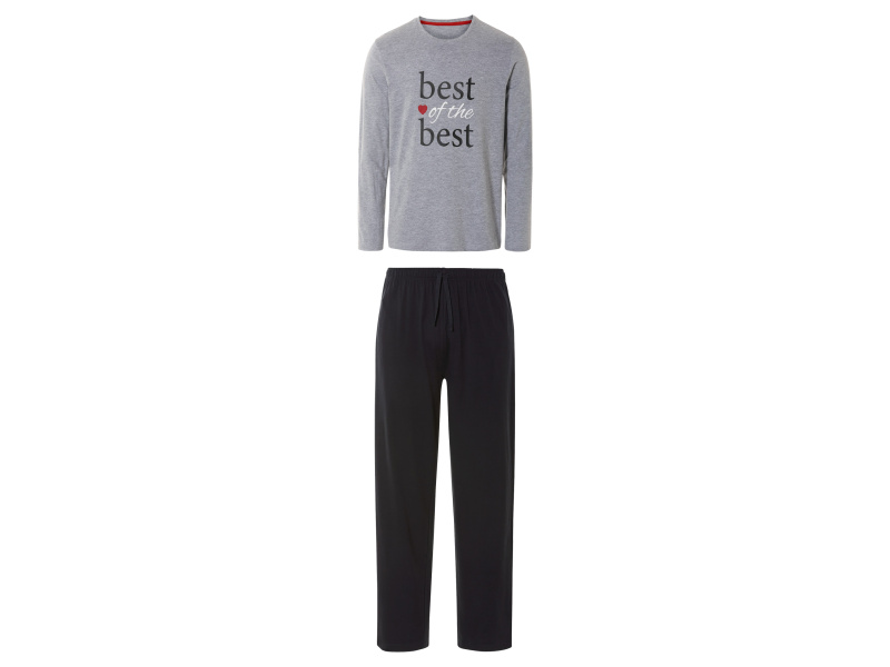 Livergy® Pánské pyžamo (XL (56/58), šedá)