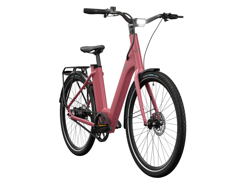 Crivit Městské elektrokolo Y.3 Belt Drive (berry blush)