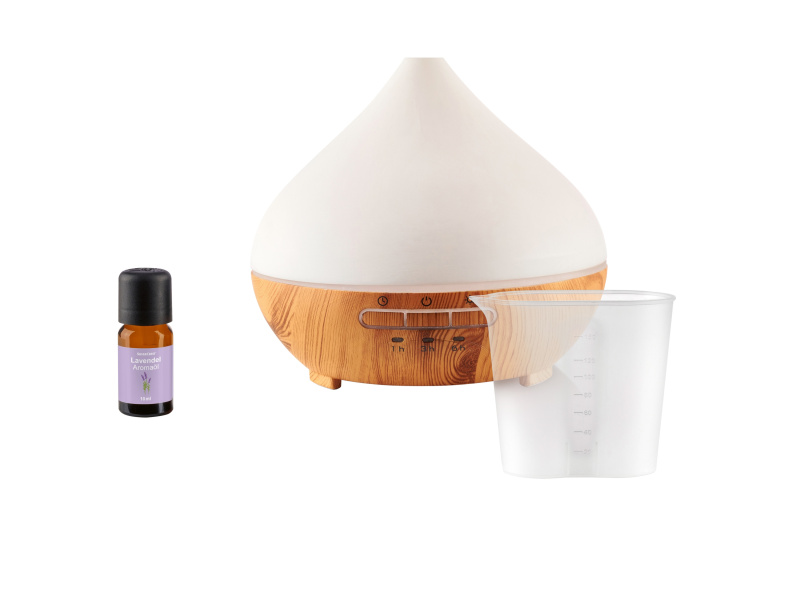 Silvercrest® Ultrazvukový aroma difuzér Sadh 12, 300 ml (průhledné víko)