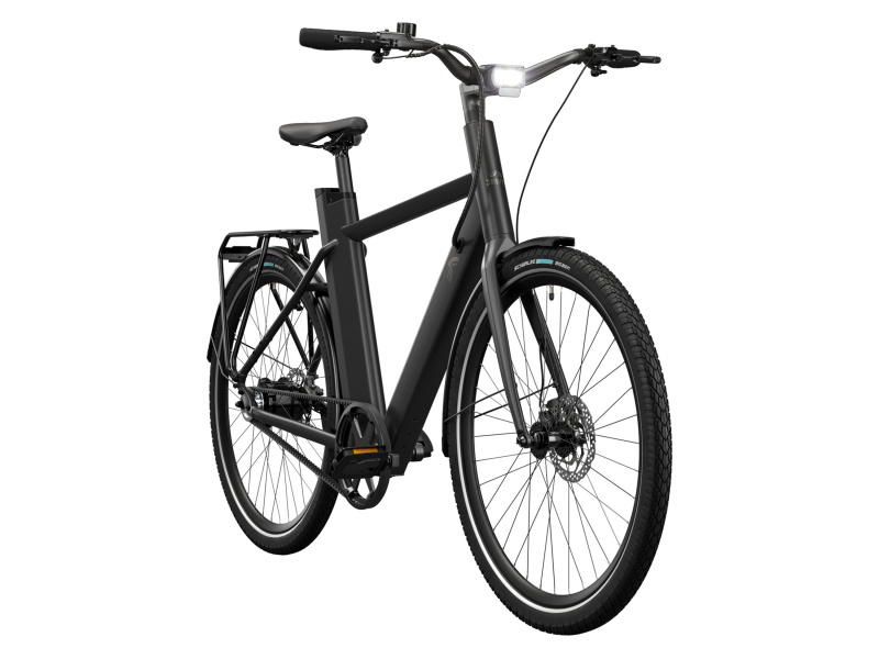 Crivit Městské elektrokolo X.3 Belt Drive (celá černá)