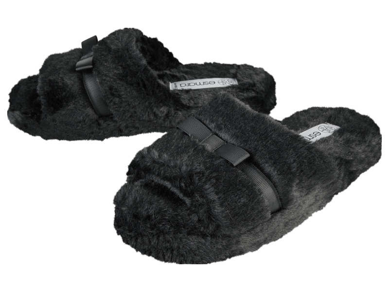 esmara® Dámská domácí obuv (38/39, černá)