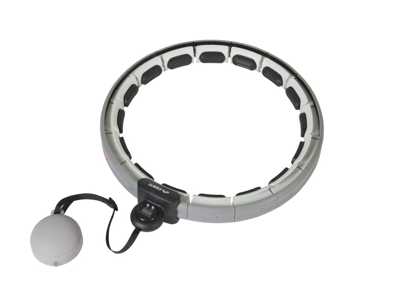 Crivit Obruč hula hoop se závažím (šedá)