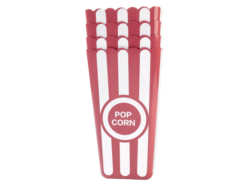 Livarno home Sada kelímků, 4dílná / Sada kbelíků na popcorn 2dílná / 4dílná (sada kbelíků na popcorn, 4dílná)