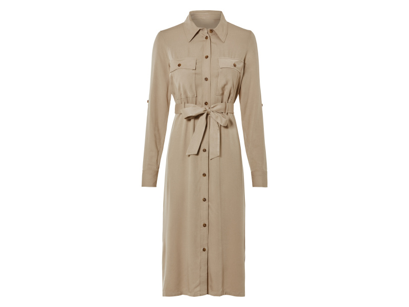 esmara® Dámské košilové šaty (béžová, 42)