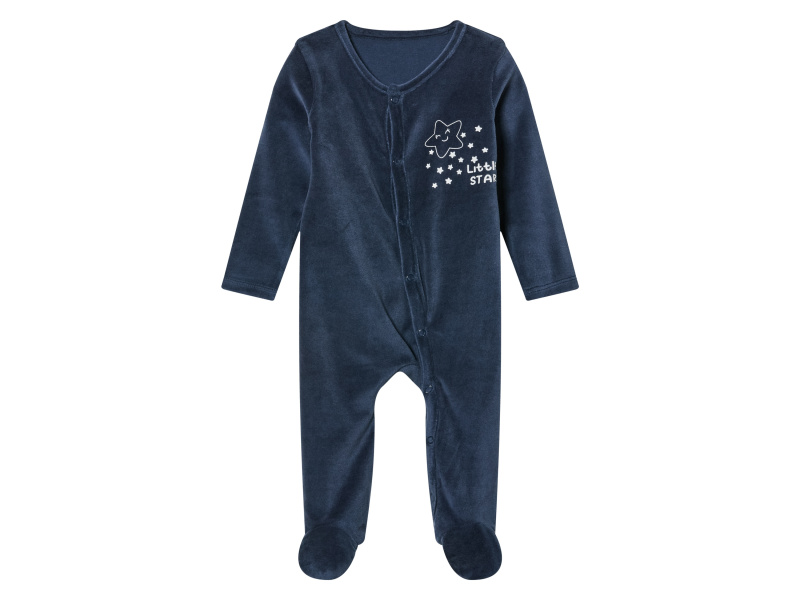 lupilu® Chlapecký overal na spaní (62/68, navy modrá)