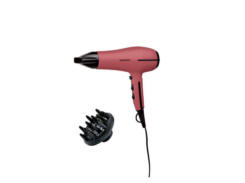 Silvercrest® Personal Care Vysoušeč vlasů s dotykovým senzorem Shtt 2200 B2 (růžovo-fialová)