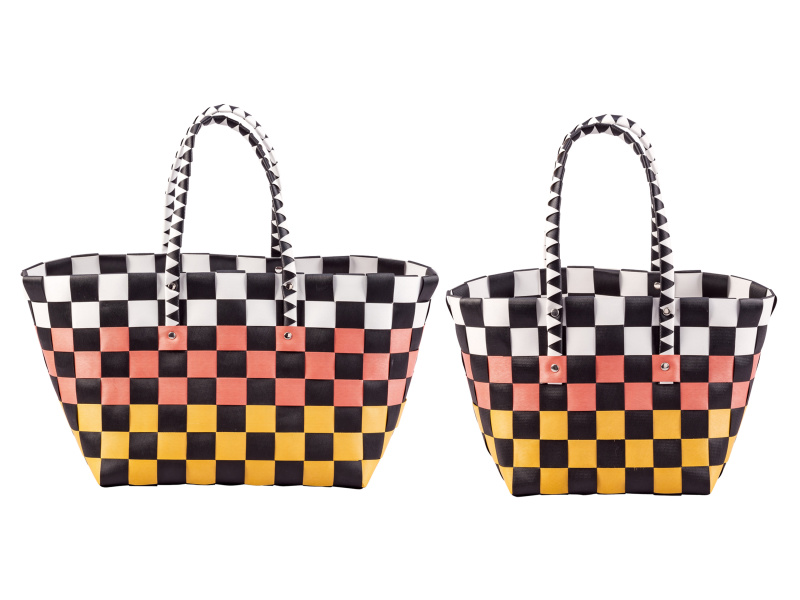 Topmove® Sada nákupních tašek, 2dílná (barevná)