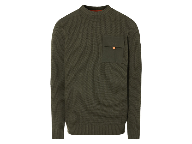 Livergy® Pánský úpletový svetr (zelená, XL (56/58))