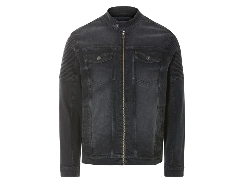 Livergy® Pánská džínová bunda (šedá, L (52/54))